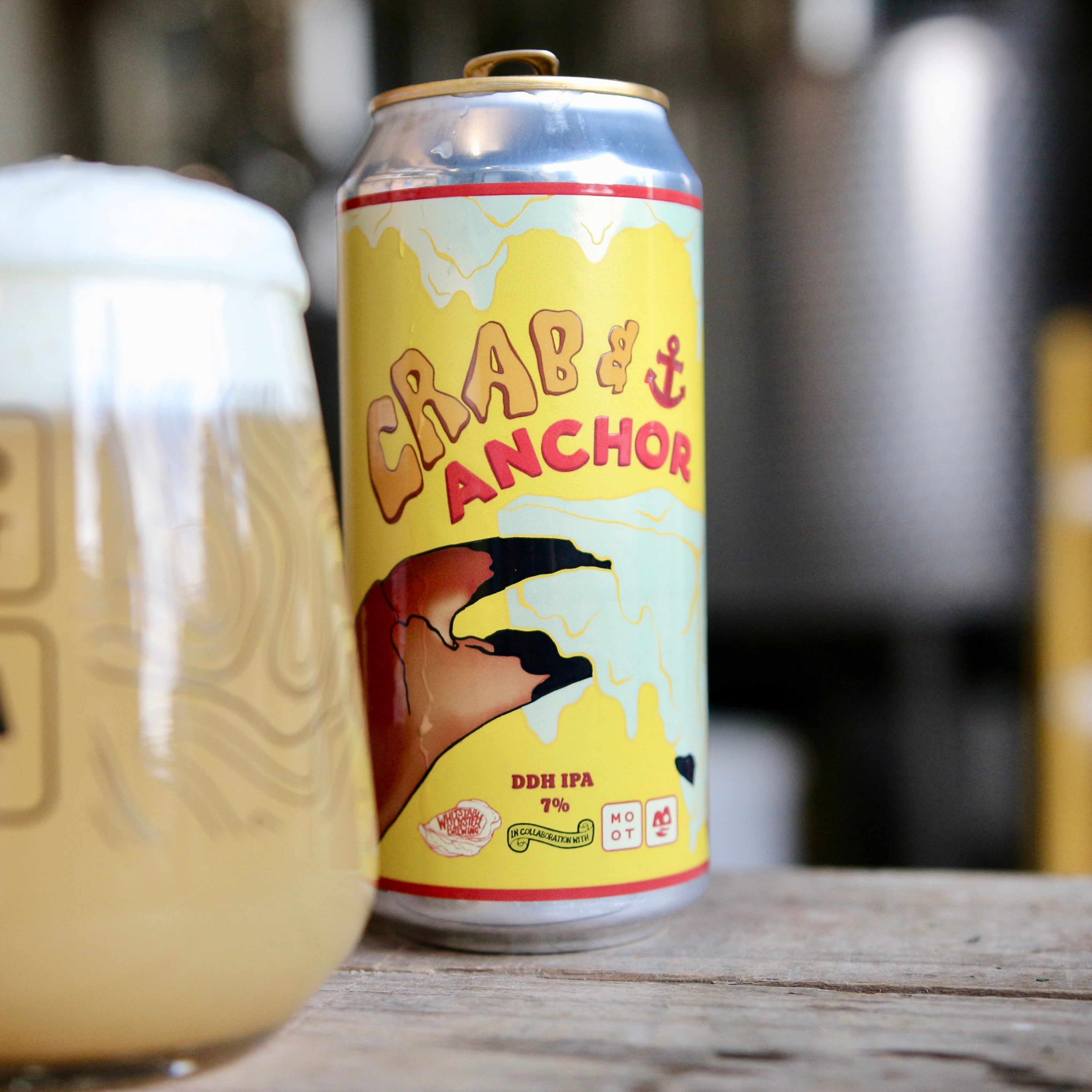Crabzilla IPA & Butter DIPA can – tropical hazy double IPA collaboration, 8%