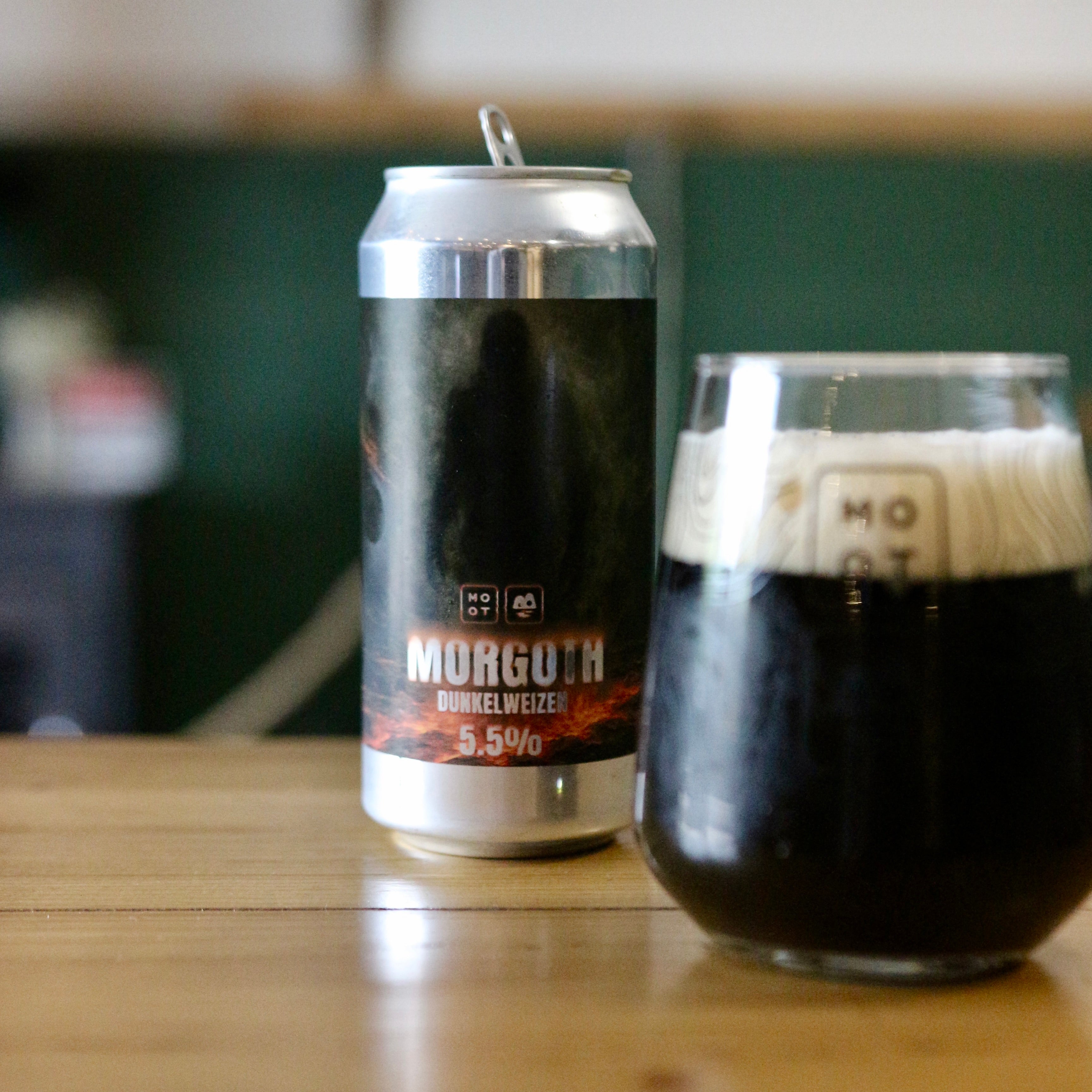 MORGOTH Dunkelweizen German-style dark wheat beer – 5.5% craft beer brewed in the UK
