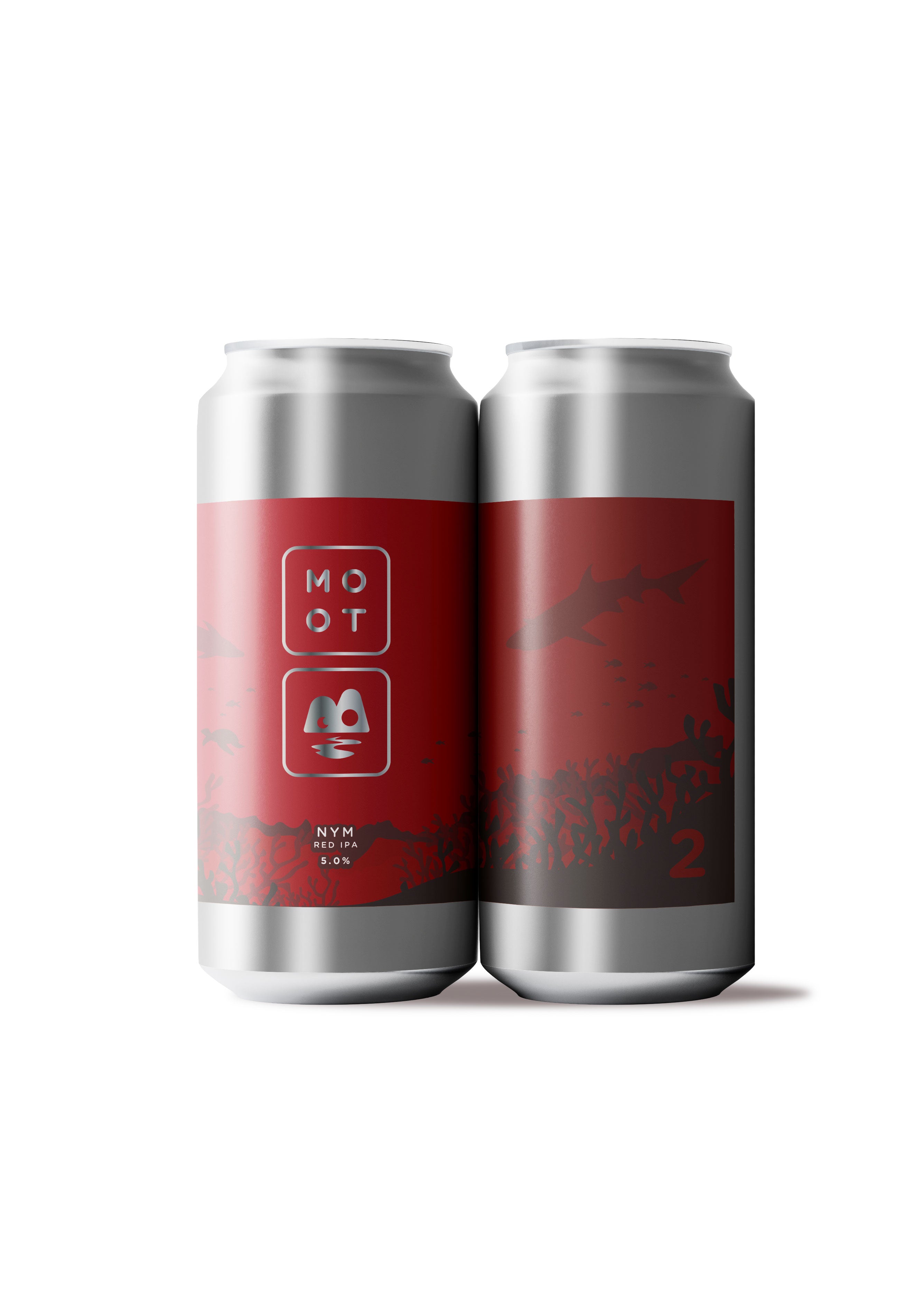 Nym Red IPA beer can – deep red craft beer brewed in the UK, 5%