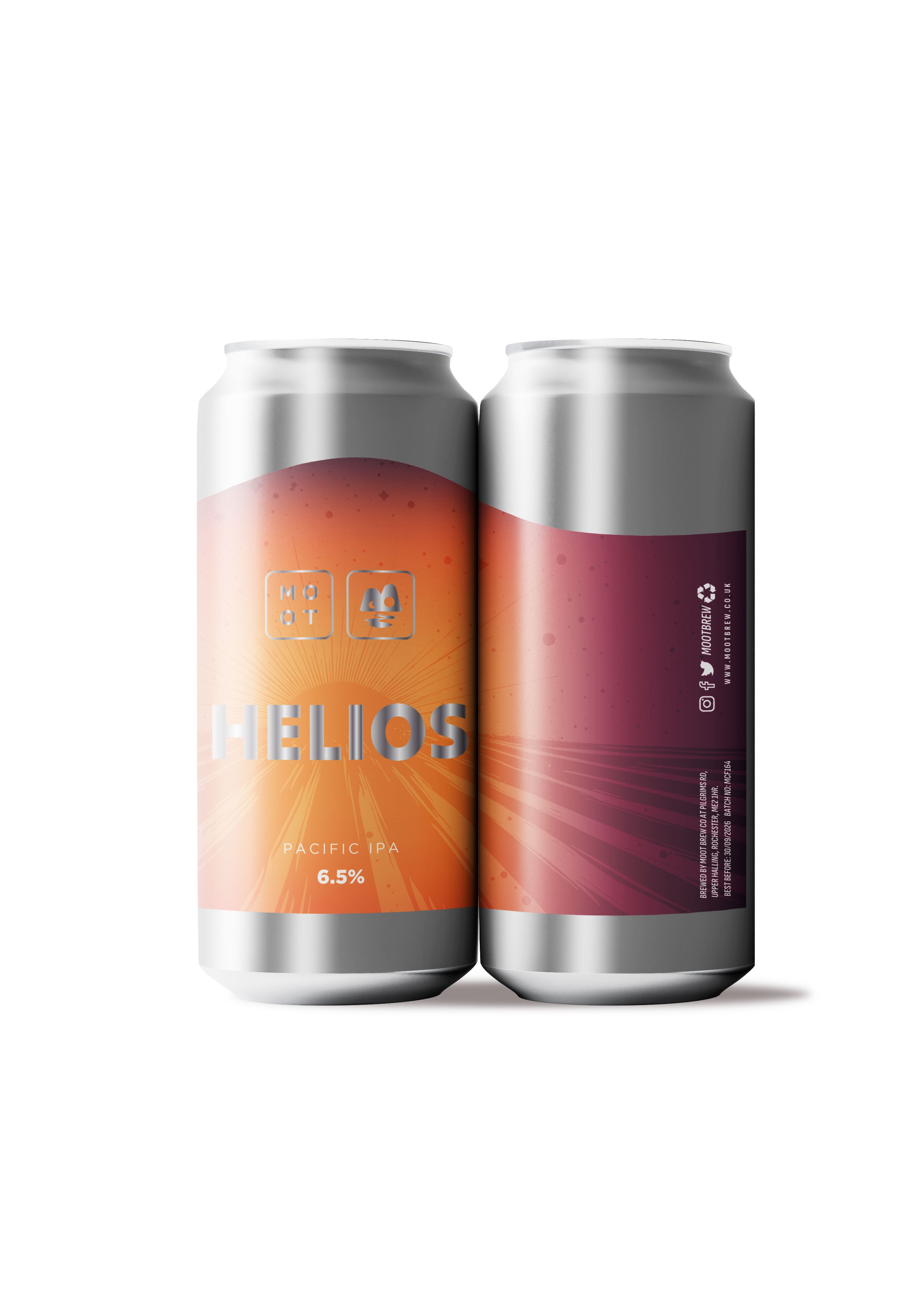 Helios Pacific IPA beer can – juicy, bright craft IPA with tropical and pine notes, 6.5%