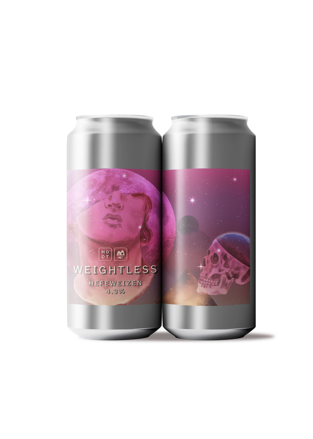 Weightless Hefeweizen beer can – classic German-style wheat beer, 4.3%