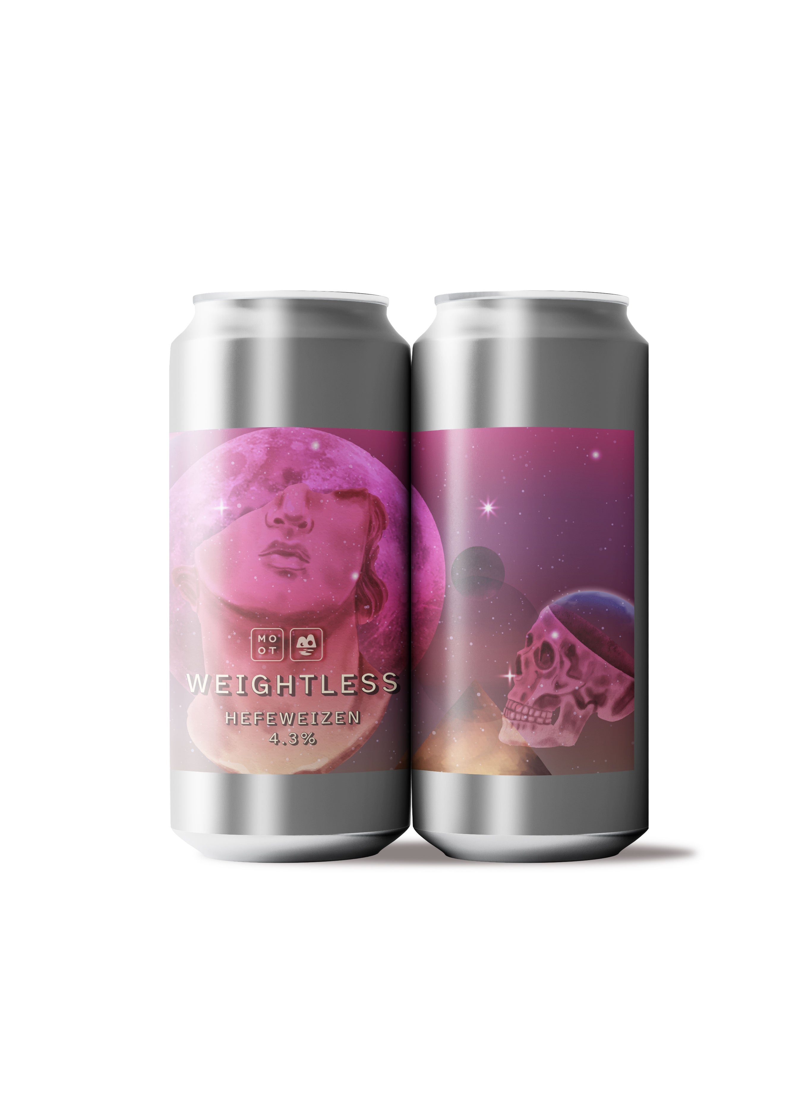 Weightless Hefeweizen beer can – classic German-style wheat beer, 4.3%