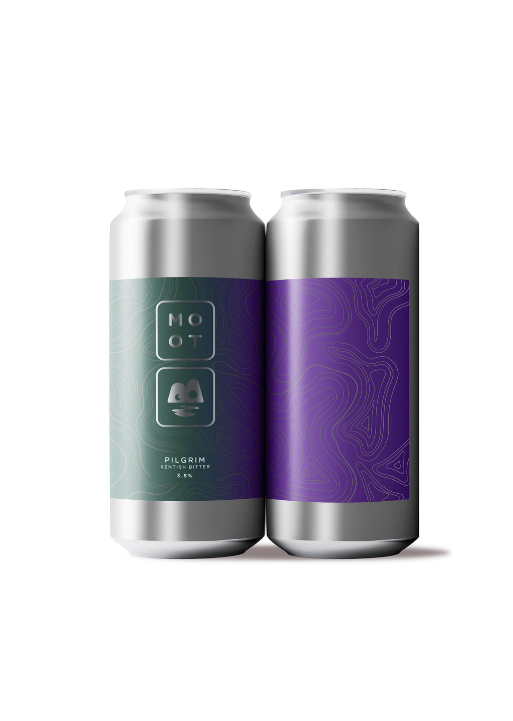 Pilgrim Kentish Bitter beer can – traditional copper ale brewed in the UK, 3.8%